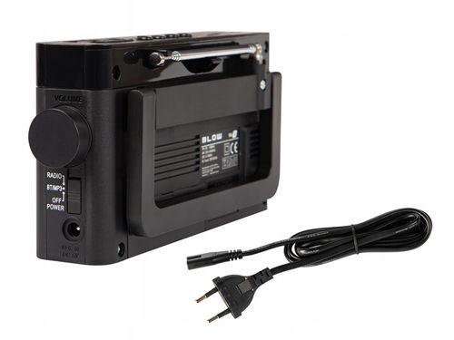 GŁOŚNIK BLUETOOTH RETRO RADIO PRZENOŚNE KUCHENNE AKUMULATOR USB AUX SD na Arena.pl