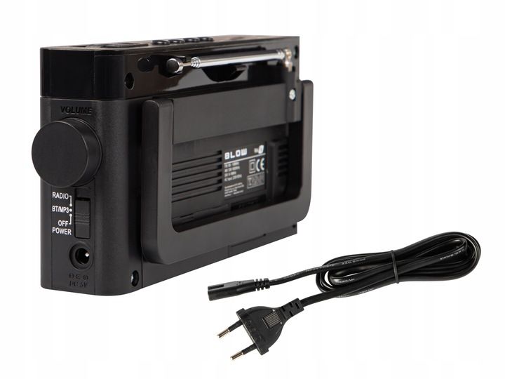 GŁOŚNIK BLUETOOTH RETRO RADIO PRZENOŚNE KUCHENNE AKUMULATOR USB AUX SD zdjęcie 5