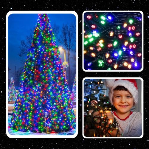 LAMPKI CHOINKOWE 300LED 22m ZEWNĘTRZNE WEWNĘTRZNE MULTIKOLOR ŚWIĄTECZNE na Arena.pl