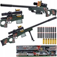 KARABIN PISTOLET SNAJPERKA SNAJPER STRZAŁKI ŁUSKI