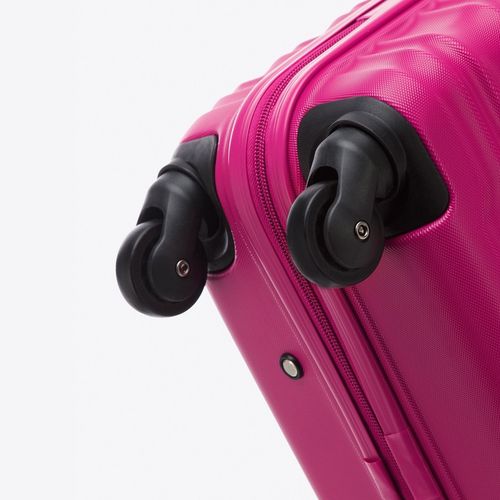 WITTCHEN średnia walizka z ABS-u żebrowana różowa na Arena.pl