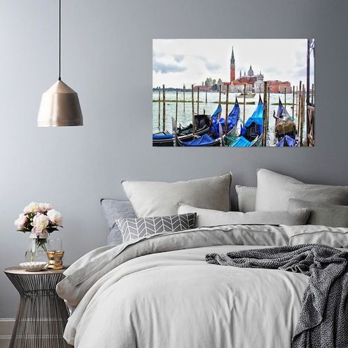 Obraz na płótnie - Canvas, Wenecja gondole 40x30 na Arena.pl