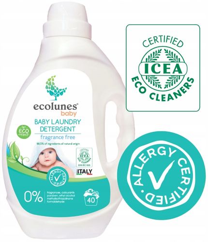 ECOLUNES HIPOALERGICZNY PŁYN DO PRANIA DLA DZIECI BEZZAPACHOWY 2000 ML na Arena.pl