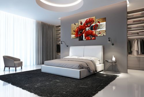 Fotoobraz 80X40 Polne Maki na Arena.pl