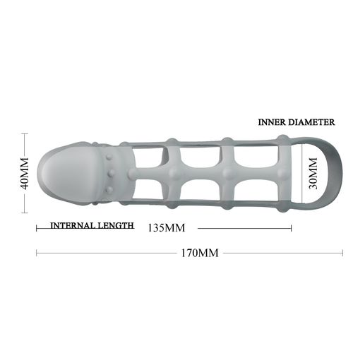 pretty love   penis sleeve with ball strap na Arena.pl