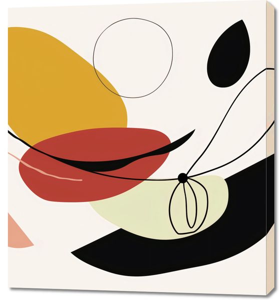 Obraz 90x100cm Geometryczna Krzywizna zdjęcie 1