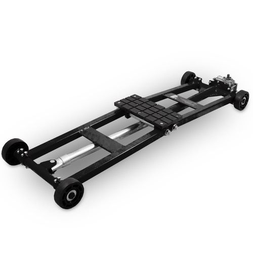 19737 podnośnik nożycowy z płaską platformą udźwig 2,5T na korbkę ręczną na Arena.pl