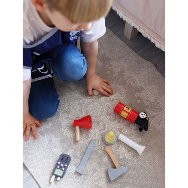 CLASSIC WORLD Little Firefighter Set Costume Tools 8 pcs. zdjęcie 6
