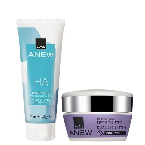 Avon Anew Zestaw cera dojrzała Maska + Program zdjęcie 1