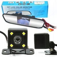 KAMERA COFANIA 4 DIODY LED MONITOR LCD W LUSTERKU