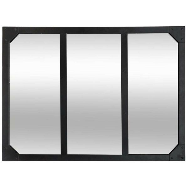 Lustro Lola czarne 54x74cm zdjęcie 1