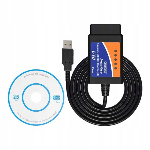 Kabel Interfejs ELM327 OBD2 + CAN USB + PROGRAM na Arena.pl