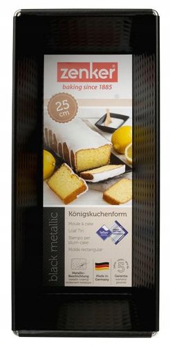 FORMA KEKSÓWKA 25 CM TEFLON BLACK ZENKER na Arena.pl