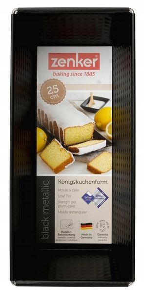 FORMA KEKSÓWKA 25 CM TEFLON BLACK ZENKER zdjęcie 3