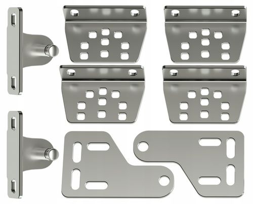 Zestaw do bramy dwuskrzydłowej FORCE SW200 2x2m 400 kg lampa do skrzydłowej na Arena.pl