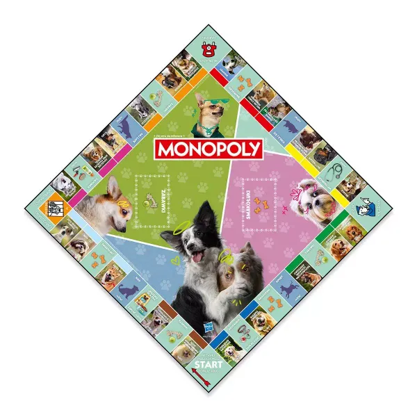 Gra planszowa Monopoly Psy Winning Moves zdjęcie 3