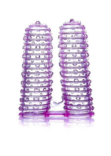Zestaw Dwóch Żelowych Nakładek Na Palce - Wonderful Fingers Purple na Arena.pl
