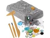 Kopalnia kryształów wykopaliska diamentów mały archeolog diamenty