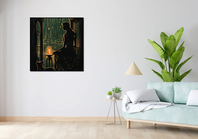 Plakat 90x90cm Nocne Szeptanie zdjęcie 4