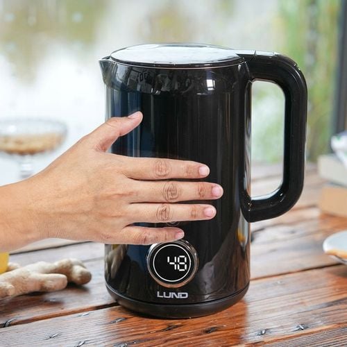 CZAJNIK ELEKTRYCZNY LUND 2200W 1,7L CZARNY Z REGULACJĄ TEMPERATURY na Arena.pl