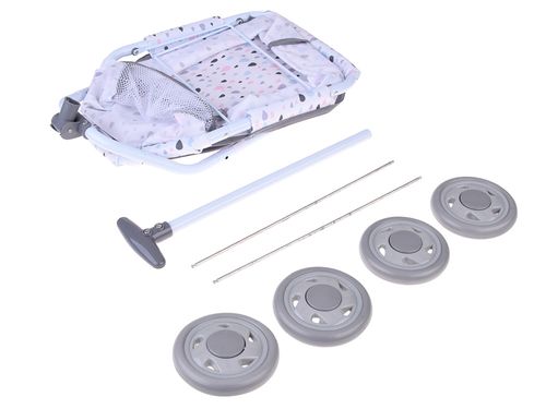 ZABAWKA DLA DZIECI UROCZY WÓZEK Z RĄCZKĄ na Arena.pl