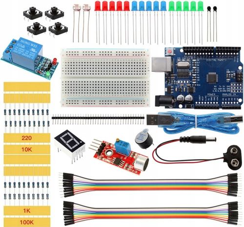 Zestaw Edukacyjny ACS S Kompatybilny z Arduino UNO na Arena.pl