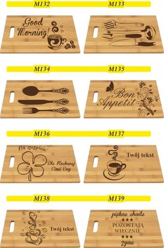 DESKA DO KROJENIA Z grawerem PREZENT master chef na Arena.pl