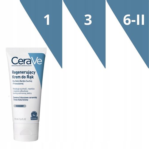 CeraVe Krem do Rąk Regenerujący i Silnie Nawilżający do Skóry Suchej 100 ml na Arena.pl