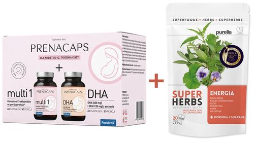 ForMeds PRENACAPS MULTI 2 + DHA EPA Witaminy CIĄŻA na Arena.pl