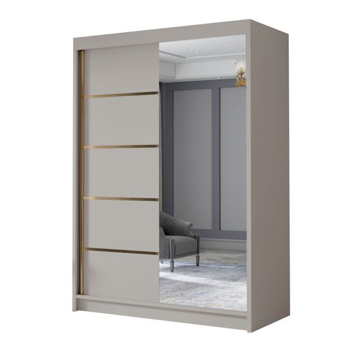 SZAFA przesuwna LIA III 120 cm NOWA OD PRODUCENTA złote wykończenie na Arena.pl