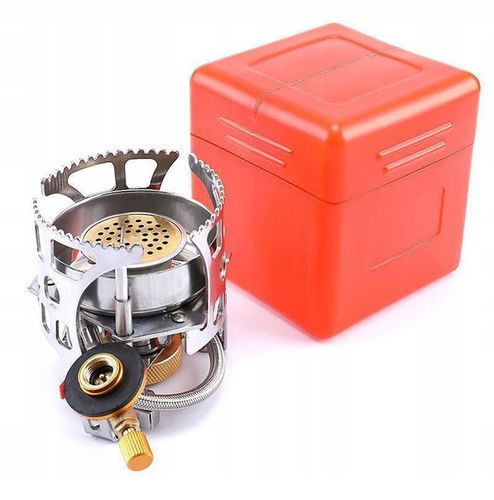 DOSKONAŁA MINI KUCHENKA TURYSTYCZNA GAZOWA NA KARTUSZE Z ADAPTEREM 3500W na Arena.pl