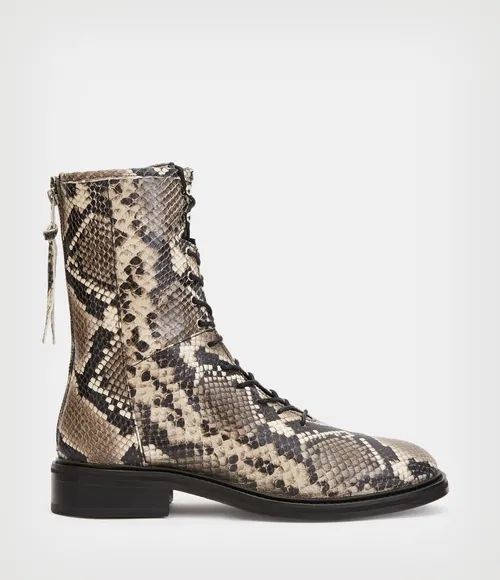 Botki ALLSAINTS Misty Leather Snake Effect B4ZW0364 roz.41 zdjęcie 1