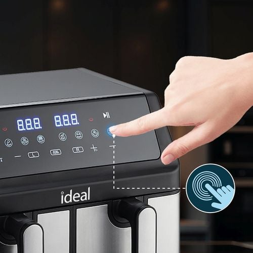 FRYTKOWNICA BEZTŁUSZCZOWA AIR FRYER IDEAL PODWÓJNA 9L na Arena.pl