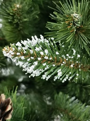 CHOINKA SZTUCZNA 180 CM NA PNIU PIĘKNA SOSNA DIAMENTOWA GĘSTA OŚNIEŻONA na Arena.pl