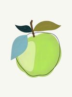 Plakat 60x80cm Nowoczesny Owoce I Jabłko I Pop Art Vintage