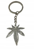 Breloczek Marysia Trawka Srebrny Antyczny OCB THC Medyczna Marihuana Jamal