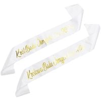 Komplet szarf bal Królowa i Król Balu Ósmych klas 2023