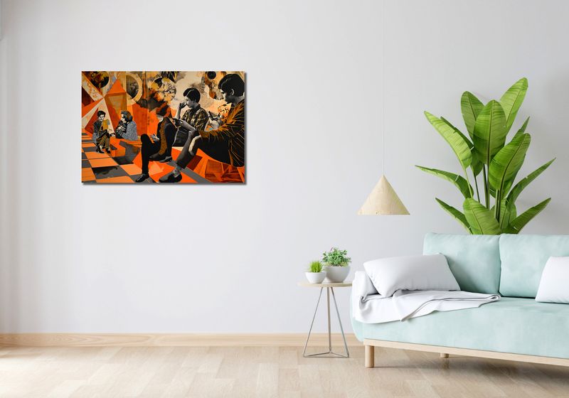 Obraz 90x60cm Przestrzeń Do Dialogu zdjęcie 2