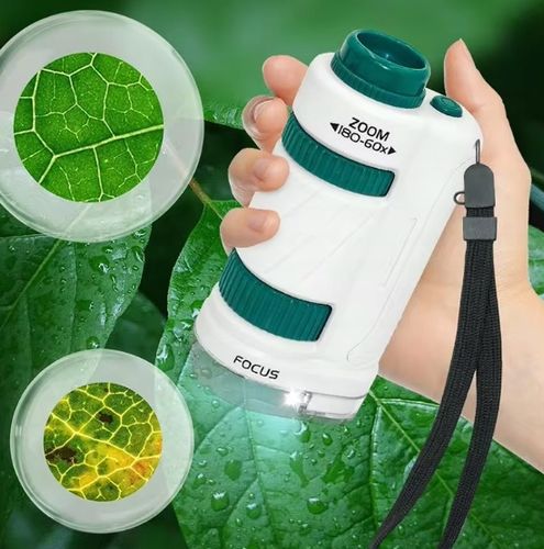 Mikroskop 60-180 DIGITAL Pro LED Zestaw Cyfrowy Edu Prezent dziecka Szkoła na Arena.pl