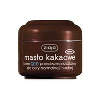 Ziaja masło kakaowe, krem Q10 przeciwzmarszczkowy do cery normalnej i suchej, 50ml