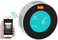 CZUJNIK DETEKTOR SENSOR WYCIEKU GAZU ALARM DŹWIĘKOWY WIFI TUYA SMART