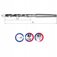 Wiertło do metalu Baildon NWKc HSS-S 18,5mm 233mm
