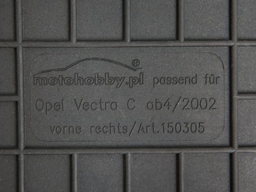 Opel Vectra C DYWANIKI GUMOWE PRZÓD DEDYKOWANE na Arena.pl