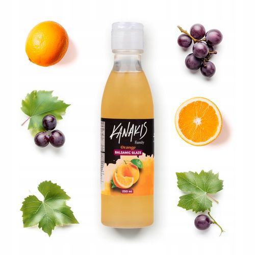 KREM BALSAMICZNY sos pomarańczowy 100% GRECKI 250ml do sałatek Kanakis na Arena.pl