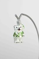 Bombka na Choinkę ze Szkła Boże Narodzenie - Miś w Kurteczce