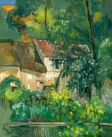 House of Père Lacroix, Paul Cézanne - plakat 40x50 cm