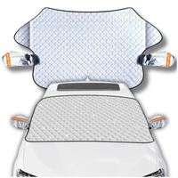 OSŁONA PRZECIWSŁONECZNA DO SAMOCHODU MATA NA SZYBĘ LUSTERKA Z ODBLASKAMI