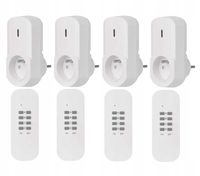 4x GNIAZDO GNIAZDKA BEZPRZEWODOWE NA PILOTA ZDALNIE STEROWANE + 4x