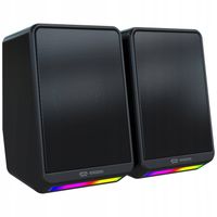 MOZOS Mini S4 głośniki komputerowe do laptopa telewizora stereo LED RGB USB