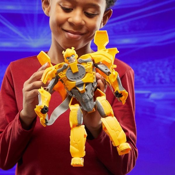 TRANSFORMERS ONE Maska Bumblebee B-127 2w1 transformująca w figurkę F9181 zdjęcie 11